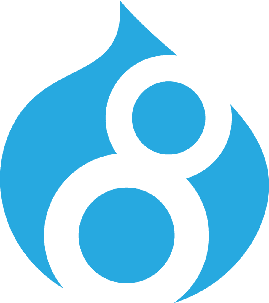 Logo de drupal 8