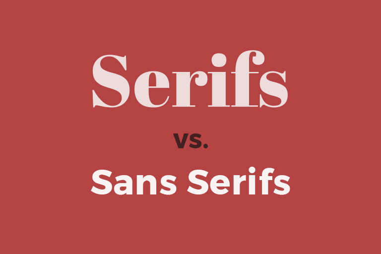 Serifs vs Sans-Serif, muestra la diferencia entre una y otra tipografía